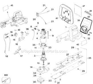 Part Location Diagram of 151303-02 DeWALT Trigger
